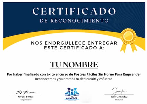 Certificado de finalización
